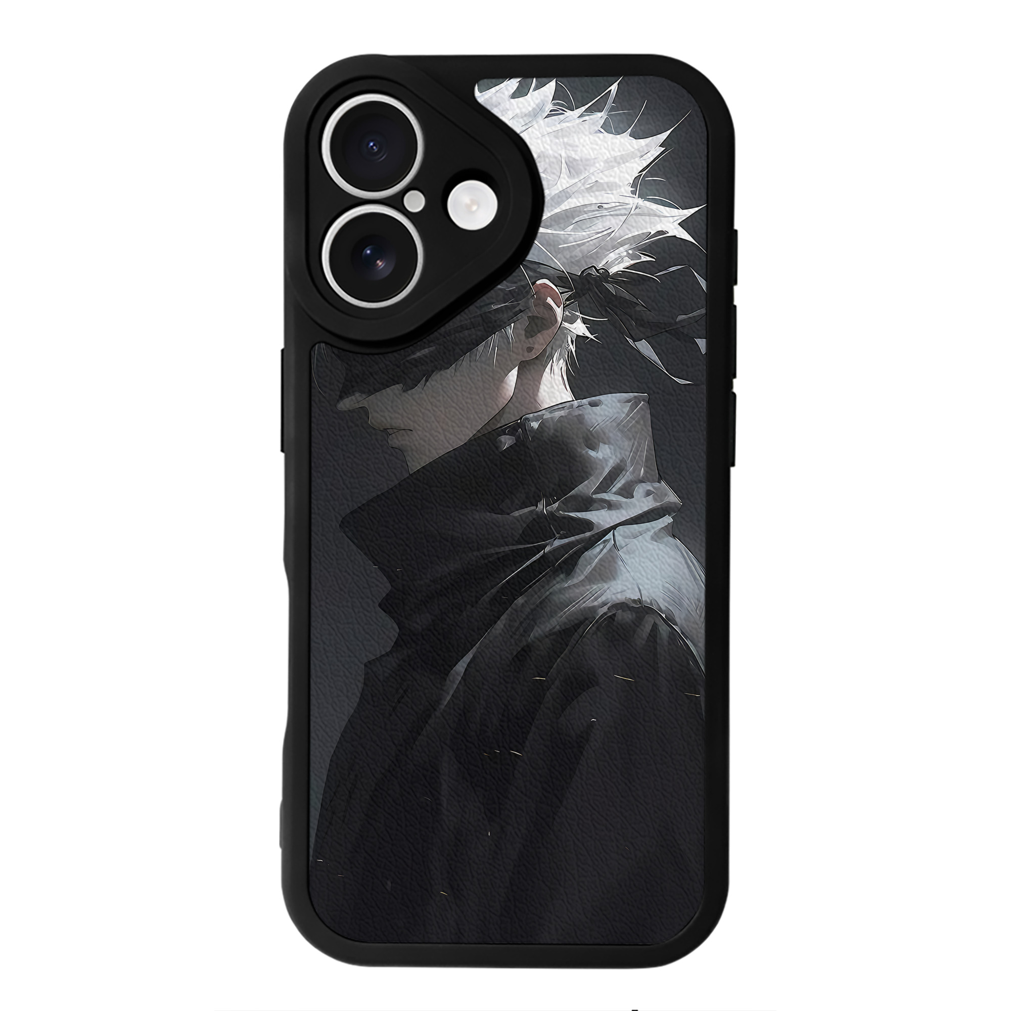 （画像用） 呪術廻戦 Jujutsu Kaisen 【iPhone 16シリーズ対応】シリコンスマホケース（レザー調） 材質：シリコン